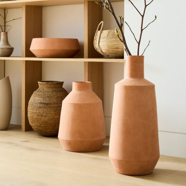 Oversized Terracotta Vases