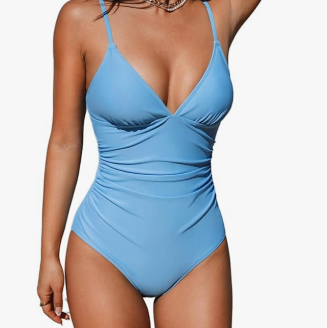 CUPSHE Women's One Piece V Neck Swimsuit