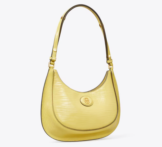Robinson Crosshatched Convertible Crescent Bag