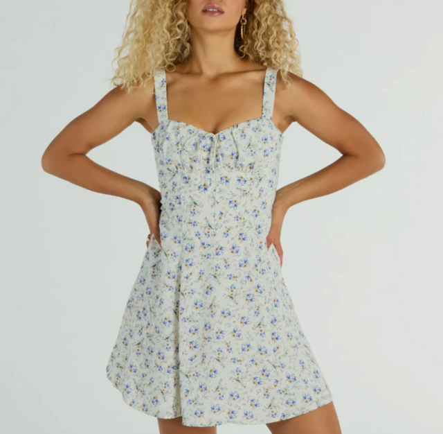 Windsor Love's In The Air Floral Chiffon A-Line Dress