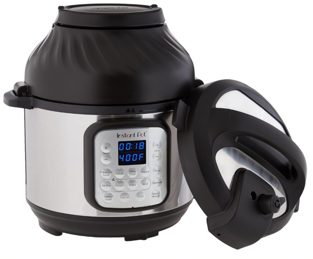 Instant Pot Duo Crisp 9-in-1 Electric Pressure Cooker and Air Fryer Combo