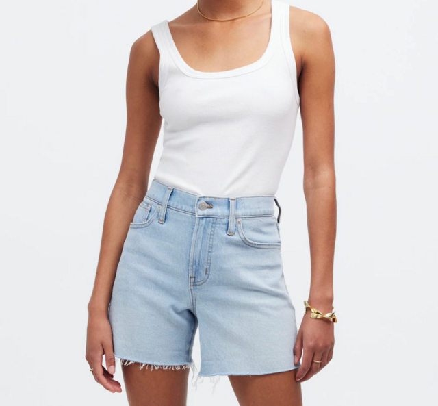 Madewell The Perfect Vintage Jean Short in Fitzgerald Wash