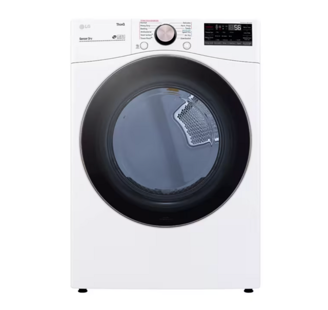 LG 7.4 cu. ft. Ultra Large Capacity Smart Front Load Electric Dryer