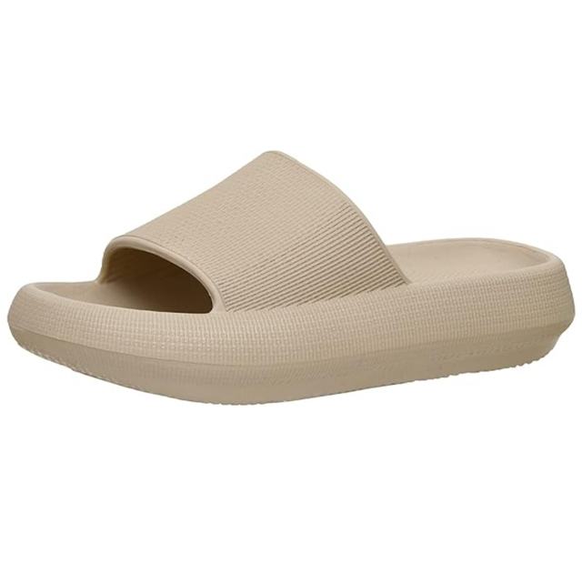 Cushionaire Women's Feather Recovery Slide Sandals