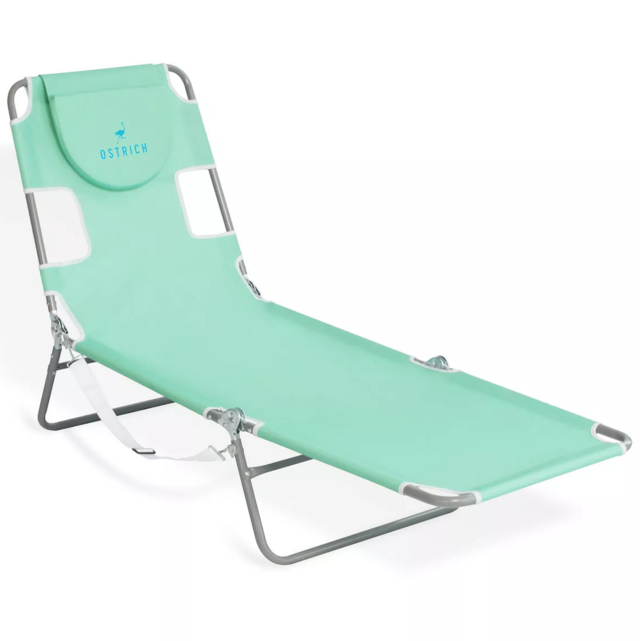 Ostrich 72" x 22" Chaise Lounge Portable Reclining Lounger