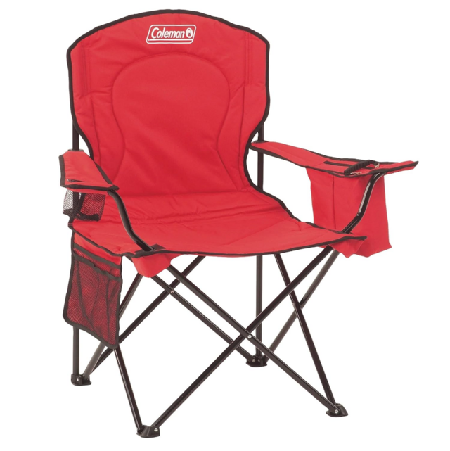 Coleman Portable Camping Chair with 4-Can Cooler