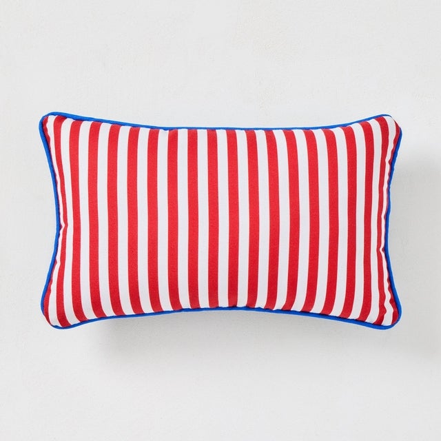 Kule Reversible Stripe Indoor/Outdoor Pillow