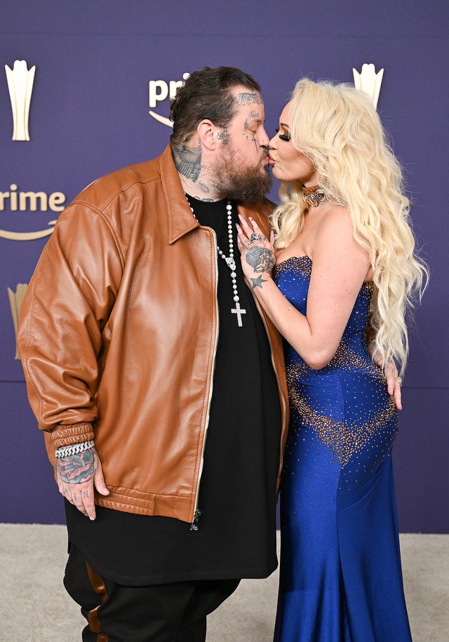 Jelly Roll and Bunnie XO at the 59th Academy of Country Music Awards from Ford Center at The Star on May 16, 2024 in Frisco, Texas.