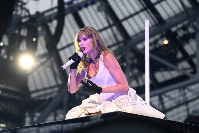  Taylor Swift performs on stage during "Taylor Swift | The Eras Tour" at Aviva Stadium on June 28, 2024 in Dublin, Ireland.