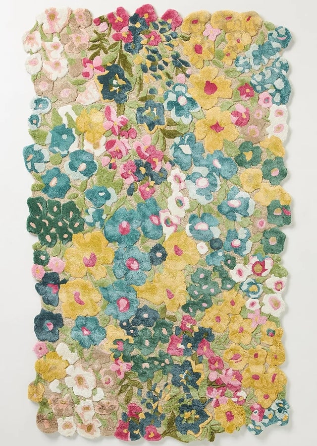 Anthropologie Hand-Tufted Cassia Rug