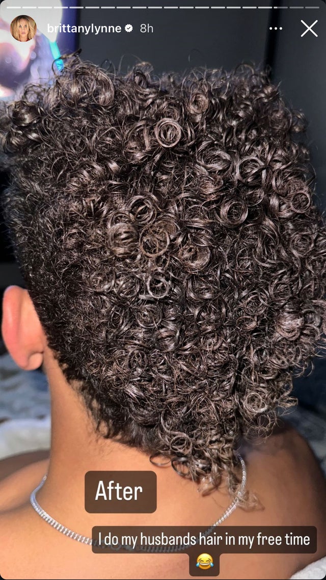 Patrick Mahomes Hair Before and After on IG