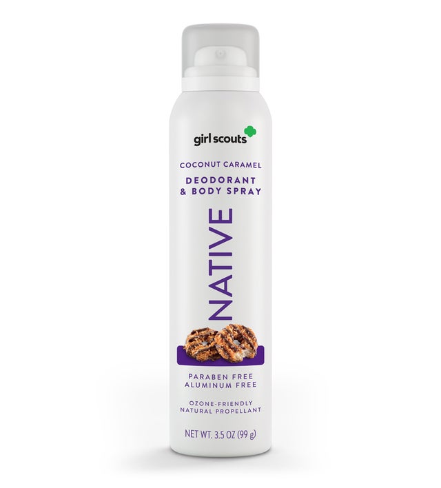 Native Limited-Edition Girl Scout Coconut Caramel Cookie Deodorant Spray