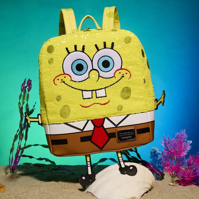 SpongeBob SquarePants Exclusive 25th Anniversary Sequin Cosplay Mini Backpack