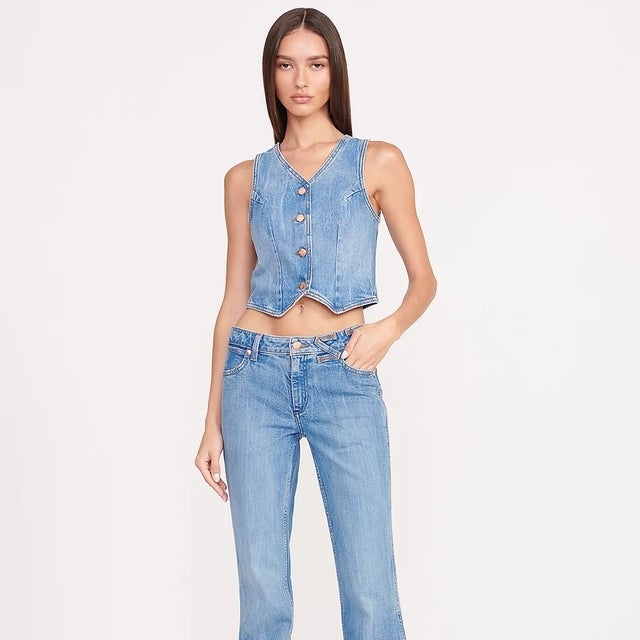 Wrangler + Staud the Vest and the Bikini Jean