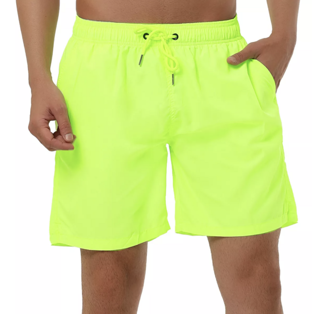 Lars Amadeus Solid Beach Shorts
