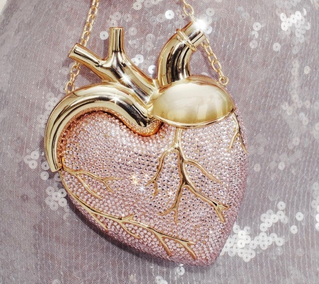 JW PEI Maren Artificial Crystal Heart-Shaped Bag