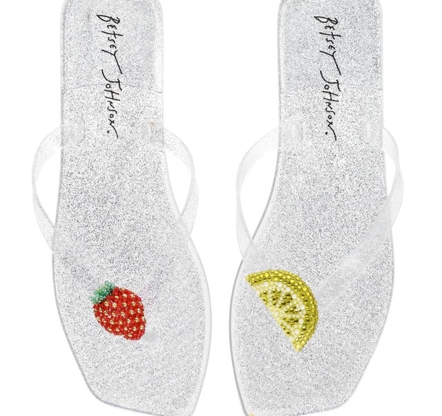 Betsey Johnson Berry Flip Flops