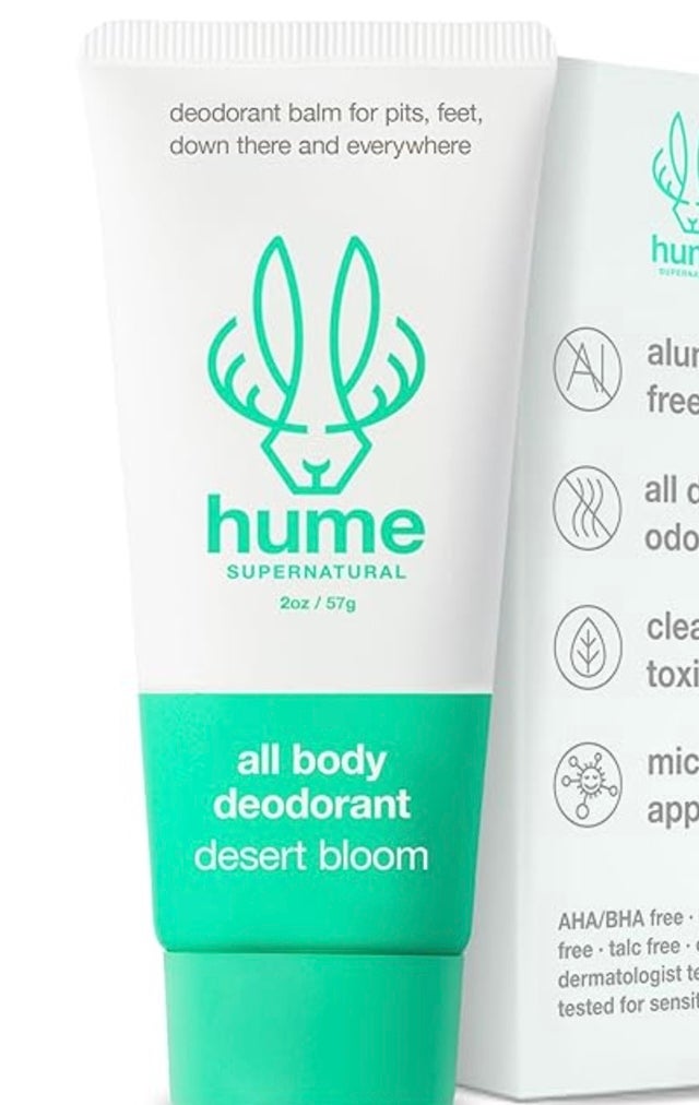 Hume Supernatural Invisible Whole Body Deodorant Balm