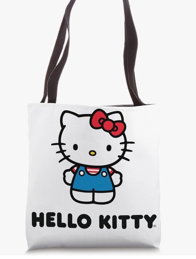 Sanrio Hello Kitty Character Front and Back Tote Bag
