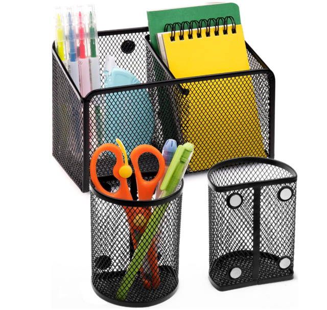 QYH Magnetic Pencil Holder & Basket