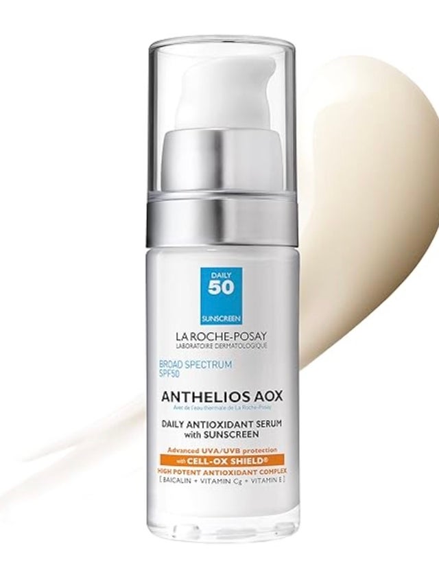 La Roche-Posay Anthelios AOX Daily Antioxidant Serum with SPF, Face Moisturizer with Sunscreen and Vitamin C & E