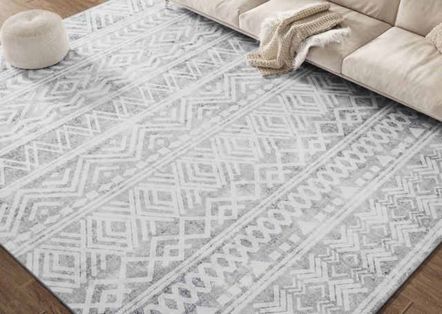 SixHome Large Washable Boho Area Rug