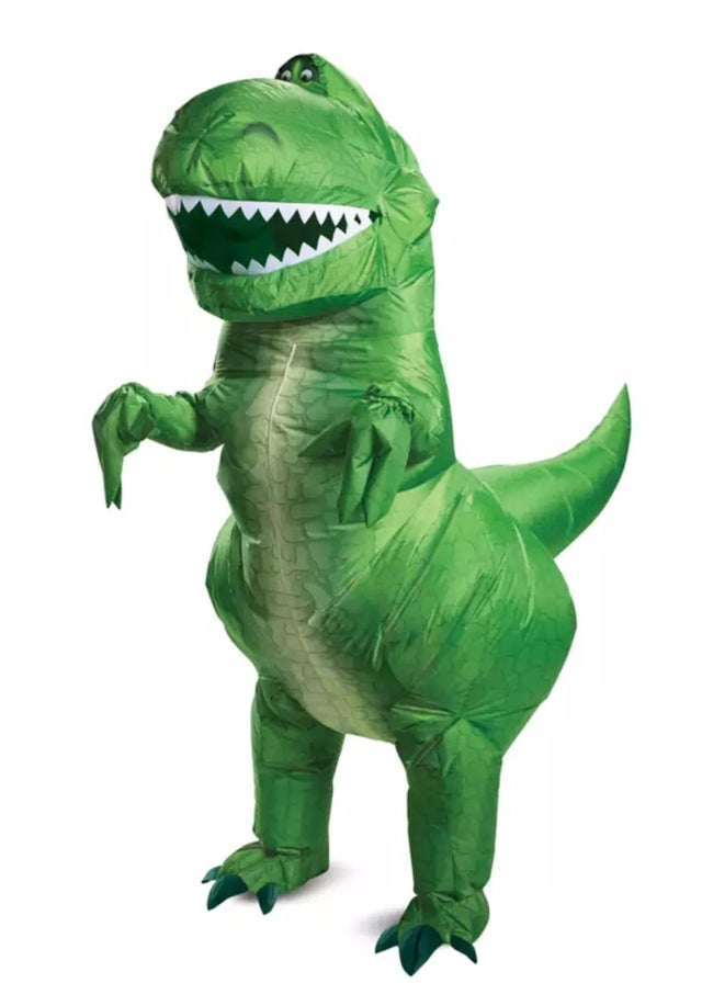 Rex Inflatable Costume for Adults by Disguise – Toy Story