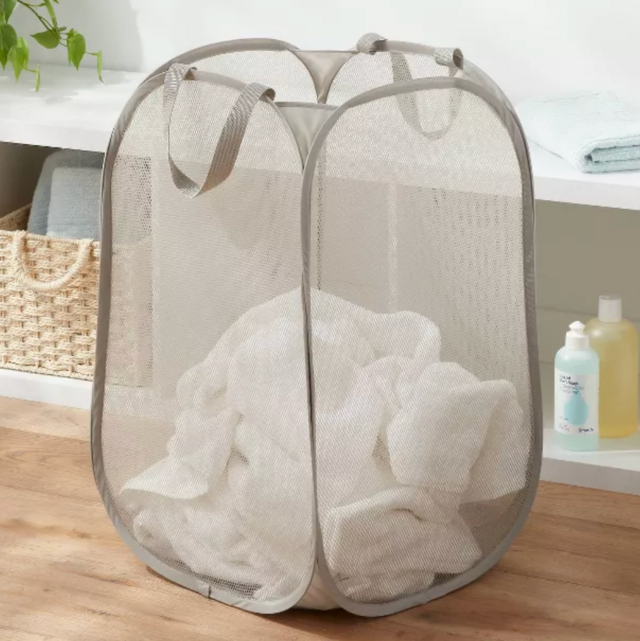 Brightroom Pop-Up Mesh Hamper