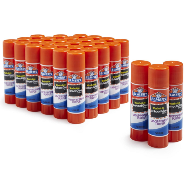 Elmer's Disappearing Purple School Washable Glue Sticks