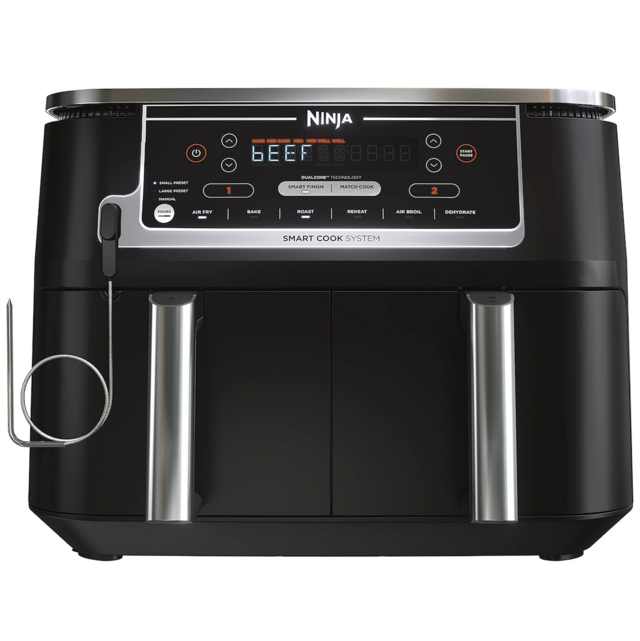 Ninja DZ550 Foodi 10 Quart 6-in-1 DualZone Smart XL Air Fryer