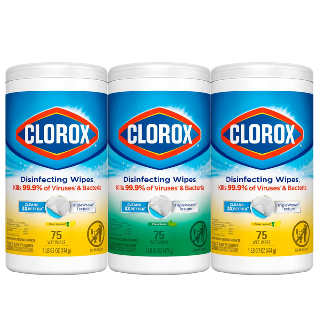 Clorox Disinfecting Wipes (3-Pack)