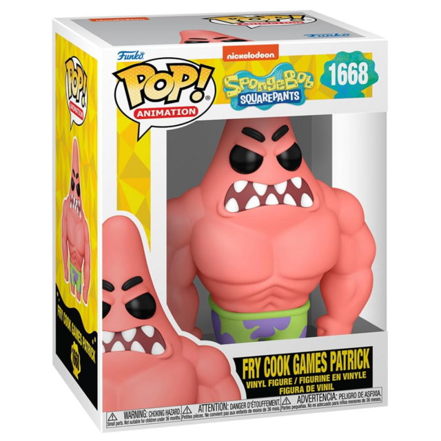 Funko Pop! Animation: SpongeBob SquarePants 25th Anniversary - Fry Cook Games Patrick