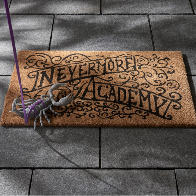 Wednesday Nevermore Academy Doormat