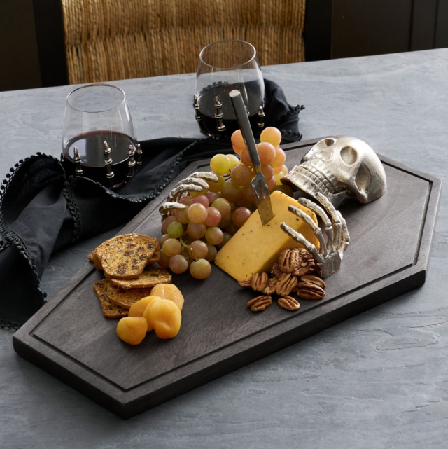 Pottery Barn Skeleton Cheeseboard