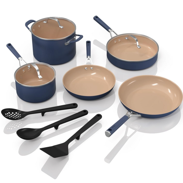 Ninja Extended Life Ceramic 11-Piece Cookware Set