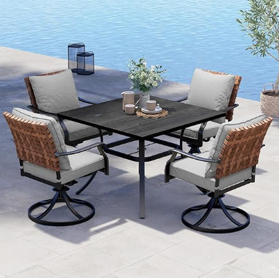 Grand Patio 5-Piece Outdoor Dining Set