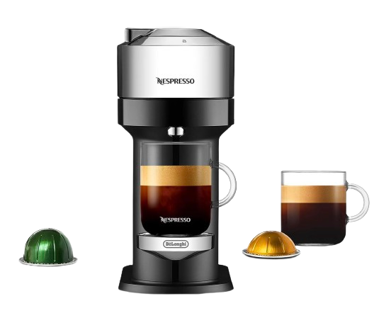 Nespresso Vertuo Next Deluxe Coffee and Espresso Maker By De'Longhi