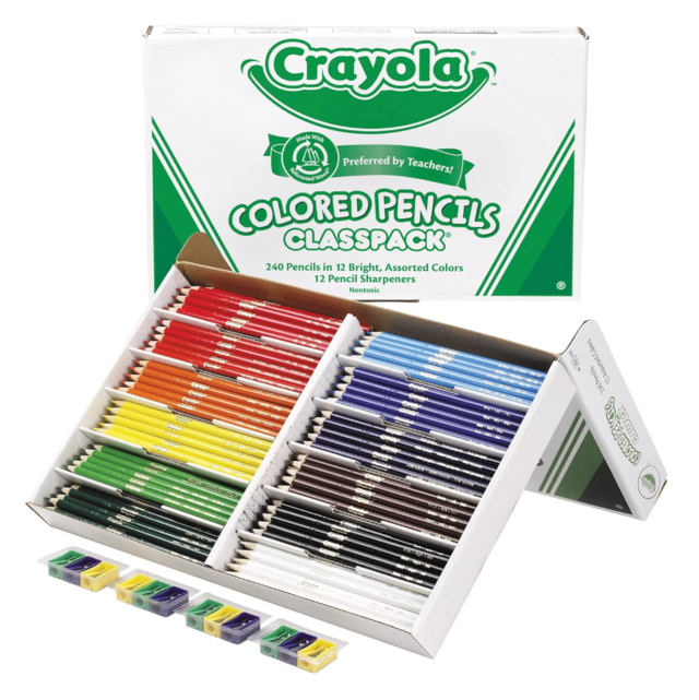 Crayola Colored Pencils Classpack (240 Count)