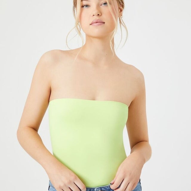 Forever21 Seamless Tube Lingerie Bodysuit