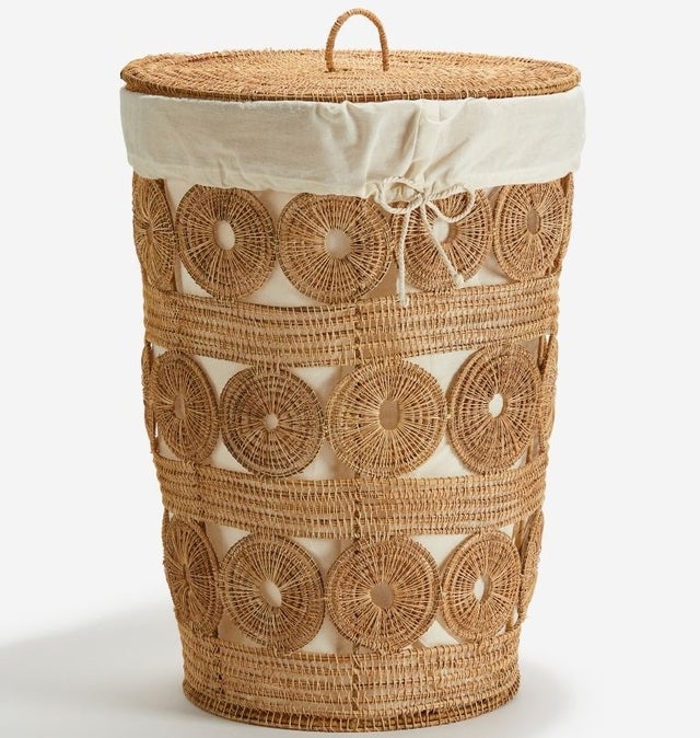 H&M Straw Laundry Basket