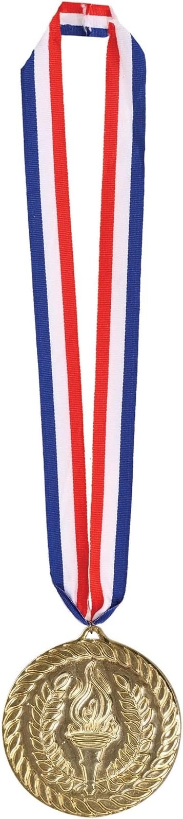 Beistle Gold Medal with Ribbon