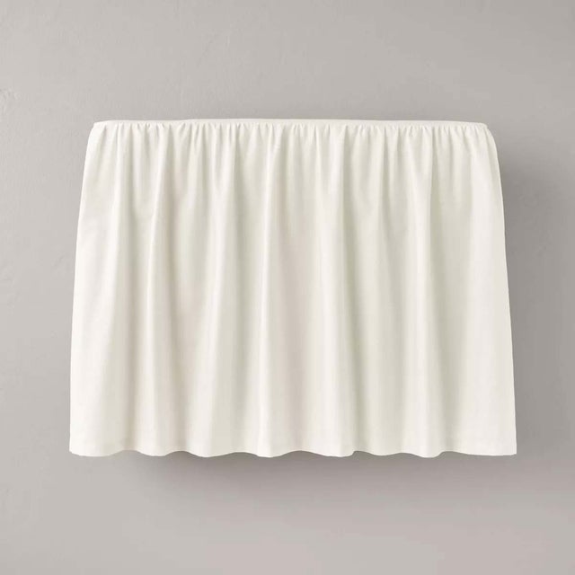 Fitted Crib Skirt Cream 