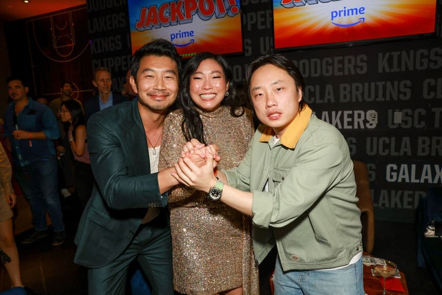 Simu Liu, Awkwafina and Jimmy O. Yang