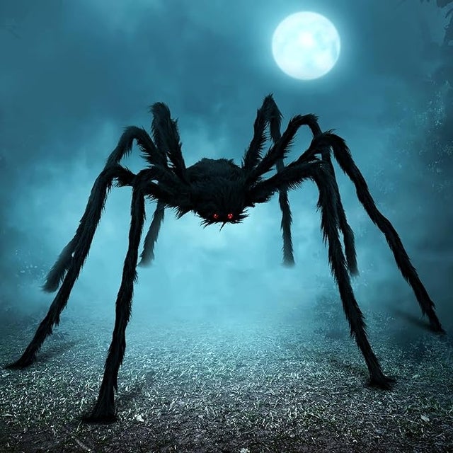 5-Foot Halloween Outdoor Decorations Hairy Spider