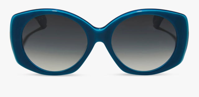 Pierre Cadault Blue Grey Gradient Sunglasses