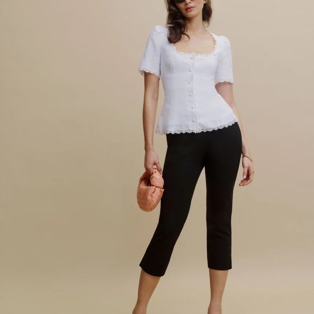 Reformation Posie Pedal Pusher Pant