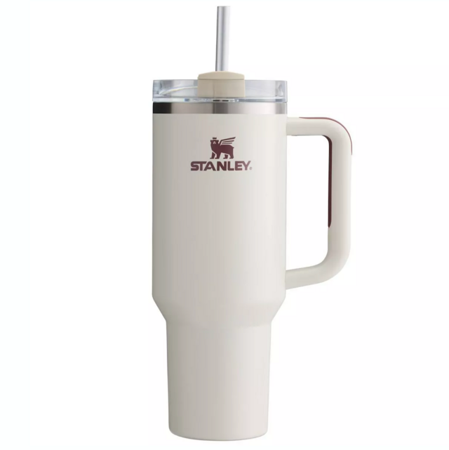 Stanley H2.0 FlowState Quencher Tumbler - Hearth & Hand Macadamia Tan