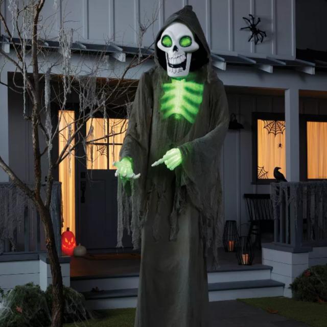 Lewis & Friends 8' Light Up Bruce The Skeleton Ghoul