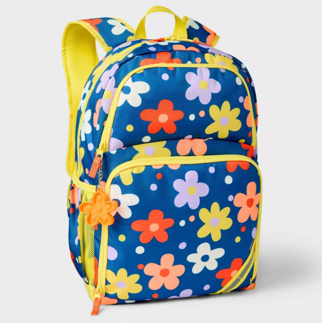 Cat & Jack Kids' Classic 17" Backpack Daisy