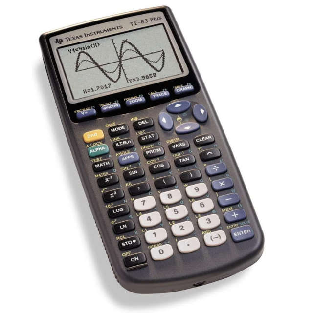 Texas Instruments TI-83 Plus Programmable Graphing Calculator